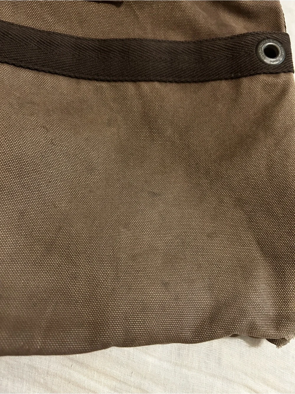 Abercrombie & Fitch Ragged Brown Canvas Tote Bag